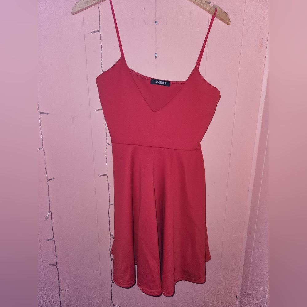 Missguided Red Dress